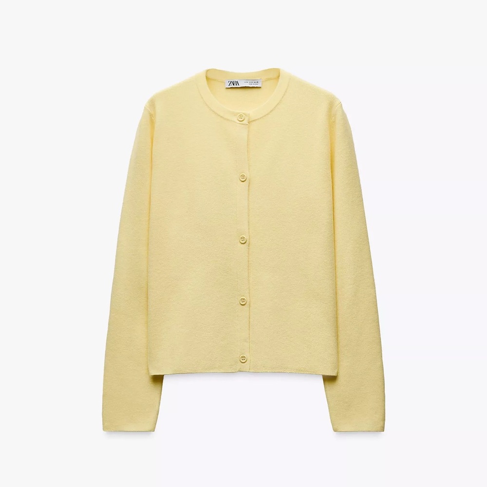 Zara Yellow Cardigan in S